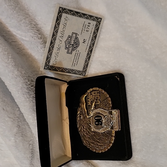 Harley-Davidson Other - Harley Davidson 90 Years Anniversary Belt Buckle